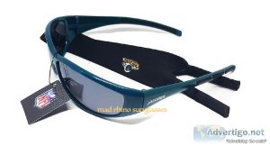 NFL Sunglasses Jacksonville Jaguars with neck strap and carry ba