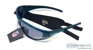 NFL Sunglasses Jacksonville Jaguars with neck strap and carry ba