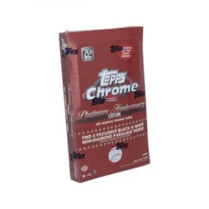 2021 Topps Chrome Platinum Anniversary Factory Sealed 16 Pack Li