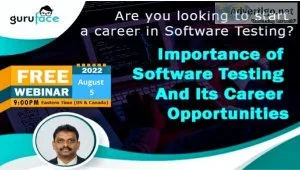 Free Webinar on QA Manual and Automation Testing