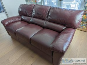 NICE Leather Sofa  Loveseat