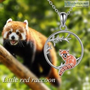 Red panda necklace