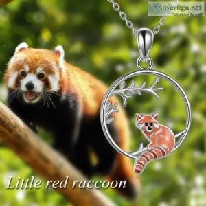 Red panda necklace