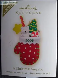 2008 Hallmark Keepsake A Christmas Surprise Ornament