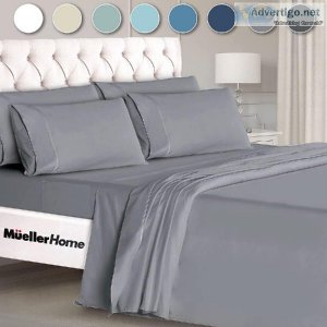 Mueller Ultratemp Bed Sheets Set Super Soft (41% Off Sale)