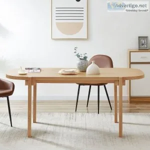Bruno Rustic Farmhouse 6 Seater Dining Table