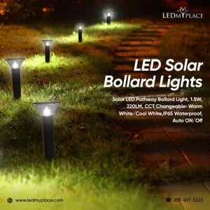 Order Now Bollard Solar Lights Improve Your Outdoor Lighting