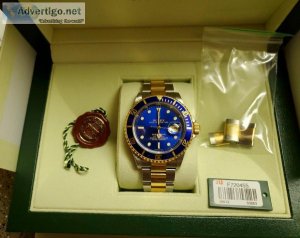 Rolex Submariner SS18k Yellow Gold (Blue Fac