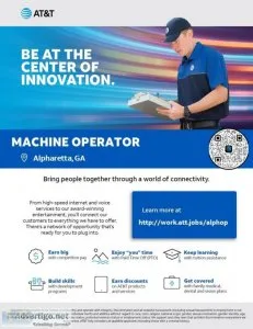 Machine Operator - Alpharetta GA