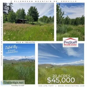 Secluded 20 Acres on Ellemeham Mountain