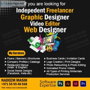 Graphic designer | video editor available on reasonable price
