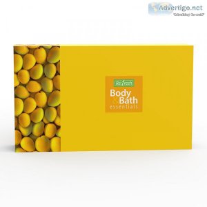 Get mango body and bath essential combo online from refresh