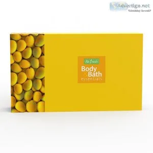 Get mango body and bath essential combo online from refresh