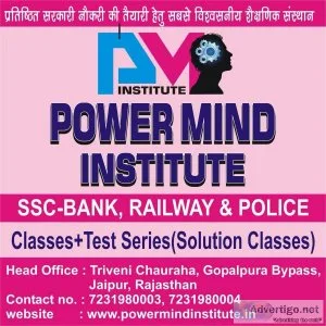 SSC CPO Coaching in Jaipur-SSC CPO In Jaipur Power-Mind Institut