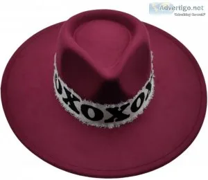 Designer Hugs And Kisses Fedora Hats Online - Scarves and Fedora
