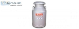 Aluminium lockable milk cans