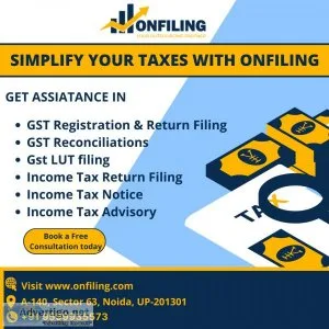 Gst return service in noida|blogonfiling