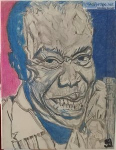 Louis Armstrong Color &ndash 11&Prime x 14&Prime Canvas Colored 