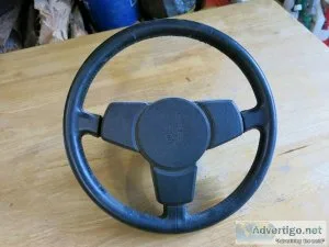 1974-1984 Porsche 911 912 930 OEM 3-spoke 15&quot leather steeri