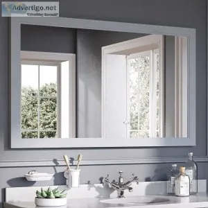 Browse the graceful lines of Burlington Bathroom Mirrors online