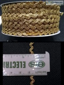 One Spool of Treasured Trims Gold Ribbon