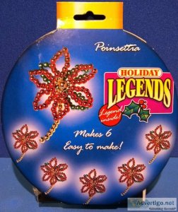 One Holiday Legends Poinsettia Craft Kit