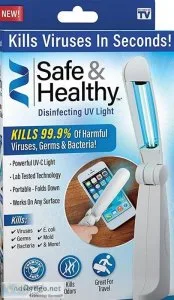 UV DISINFECTING UV LIGHT KILLS 99.9% OF HARMFUL VIRUSES GERMS an