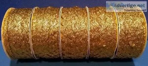 Five Spools of Treasured Trims Gold Ribbon