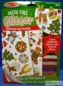 One Package of Melissa and Doug Mess-Free Glitter