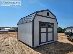 12X12 ESTATE SERIES LOFTED BUILDING WITH SHELVES