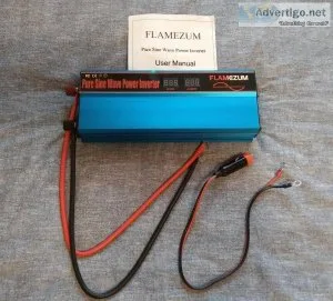 Flamezum 1000W2000W Pure Sine Wave Power Inverter