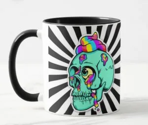 Skull And Poop Mug