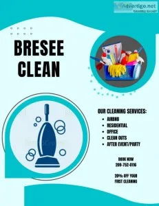Bresee Cleaners Home-Office-Airbnb Professional