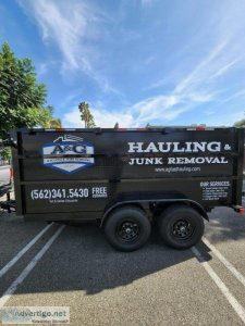 Any time Junk removal and. Hauling from 99 for  Minimum pick UP
