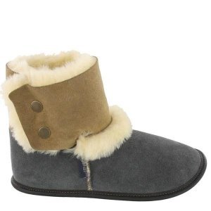 Shop our Reversed Sheepskin Bootie Slippers - Garneau Slippers