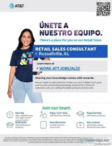 ATandT Hiring Bilingual Spanish Retail Sales Consultant