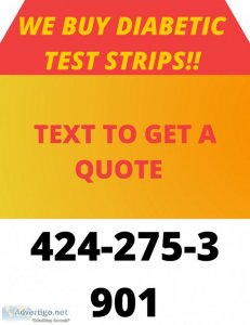 We Buy Unused Sealed Diabetic Test Strips