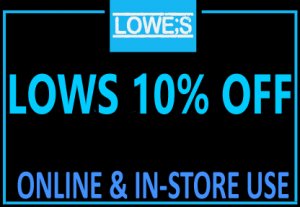 Lowes online and in store discount coupon code