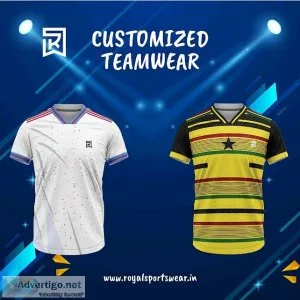 Different types of uniforms - royal sports team uniforms