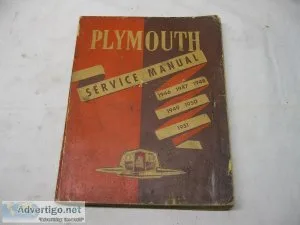 1946-51 PLYMOUTH FACTORY SHOP MANUAL