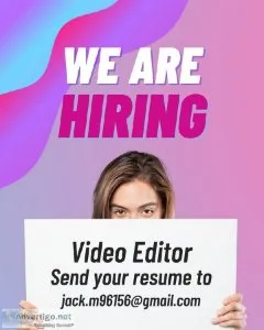 Video Editor Needed