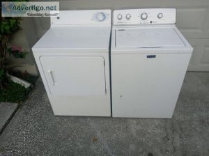Washer and dryer.