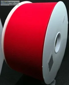 Eight spools of Red Velvet ribbon -- 2 58&quot by 20 yards
