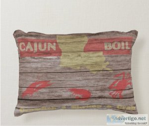 Rustic Cajun Accent Pillows (sold separate)