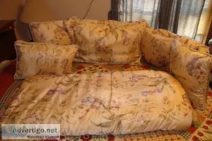 Crosscill Home Q Size Comforter Shams Set