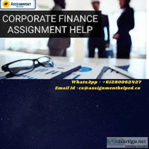 Corporate Finance Assignment Help