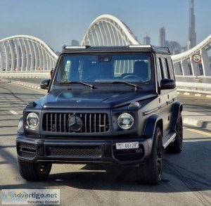 Rent a mercedes g63 matte black in dubai, uae