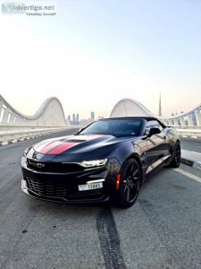 Rent a chevrolet camaro v8 for long drives in dubai, uae