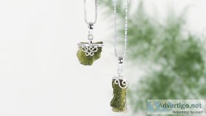 Beautiful moldavite gemstone jewelry affordable price at rananja