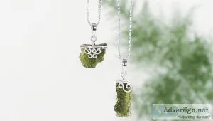 Beautiful moldavite gemstone jewelry affordable price at rananja